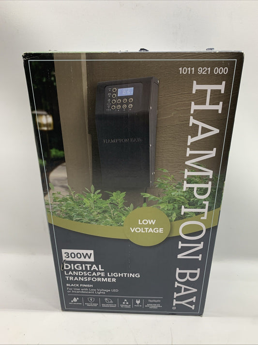 Hampton Bay ER-300-1215-AL 300W Low Voltage Digital Landscape Lighting Transform