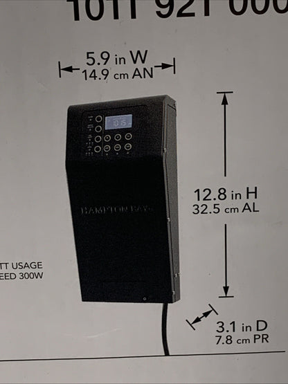 Hampton Bay ER-300-1215-AL 300W Low Voltage Digital Landscape Lighting Transform