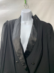 City Chic Tuxedo Dress Black Blazer Dress Double Breasted Lapel - Size Large