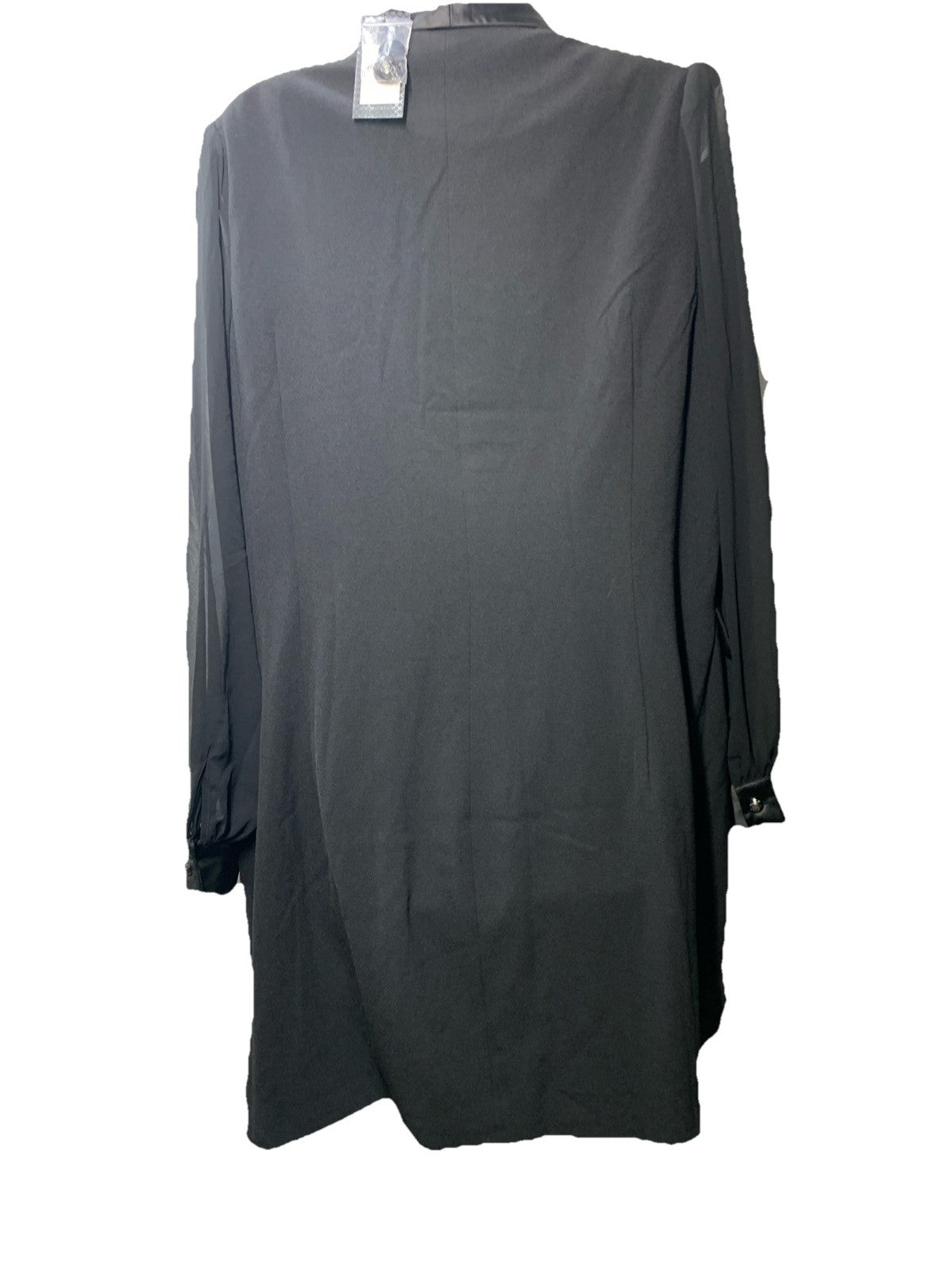 City Chic Tuxedo Dress Black Blazer Dress Double Breasted Lapel - Size Large