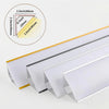 DGLILUAN 6 Pack 3.2ft LED Channel Aluminum Crown Moulding LED Diffuser Track