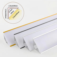 DGLILUAN 6 Pack 3.2ft LED Channel Aluminum Crown Moulding LED Diffuser Track