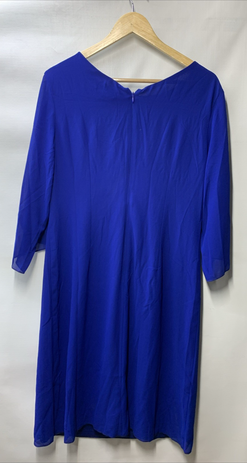 GRACE KARIN Womens Chiffon Flutter Sleeve Party Cocktail Dress Size 12 Blue