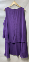 Hanna Nikole Women's Plus Size Guest Dress with Jacket 2 Piece Size 20W Purple
