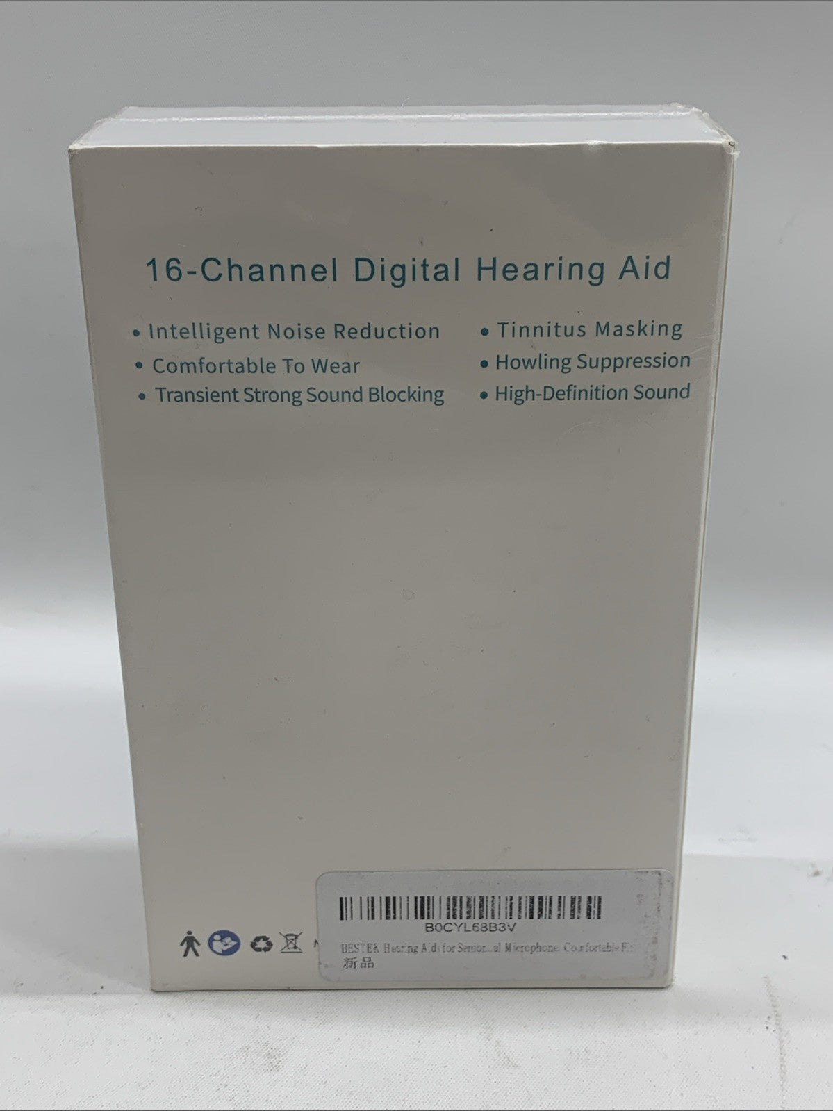 Bestek TM-5080E 16-Channel Digital Hearing Aid for Adults with Noise Reduction