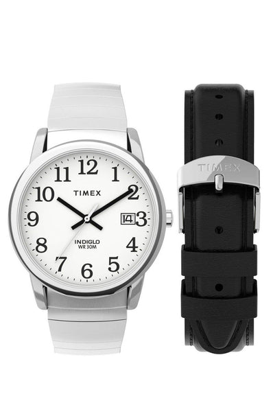 Timex Men's Easy Reader 35mm Date Expansion Band Watch TW-G025400-JT Analog