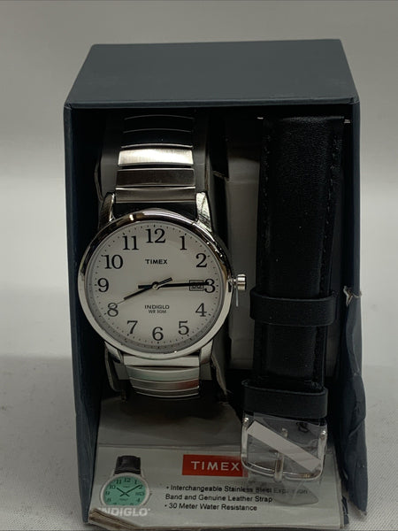Timex Men's Easy Reader 35mm Date Expansion Band Watch TW-G025400-JT Analog