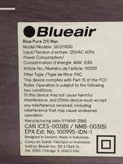 BLUEAIR Air Purifiers for Large Rooms Cleans 3,048 Sqft In One Hour, HEPA Silent