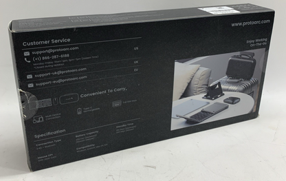 ProtoArc XKM01 Foldable Full-Size Wireless Keyboard and Mouse Combo Portable