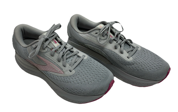 Brooks Adrenaline Sneakers Women's Running Shoes Lace-up Alloy Zephyr 10.5 USED
