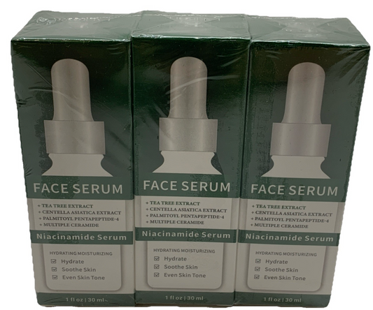 Lakibole Niacinamide Face Serum Tea Tree Extract Extract 1floz/30ml - 3 Pack
