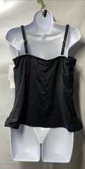 La Blanca Plus Island Goddess Tummy Control Bandini Swim Tankini Top Size 18W