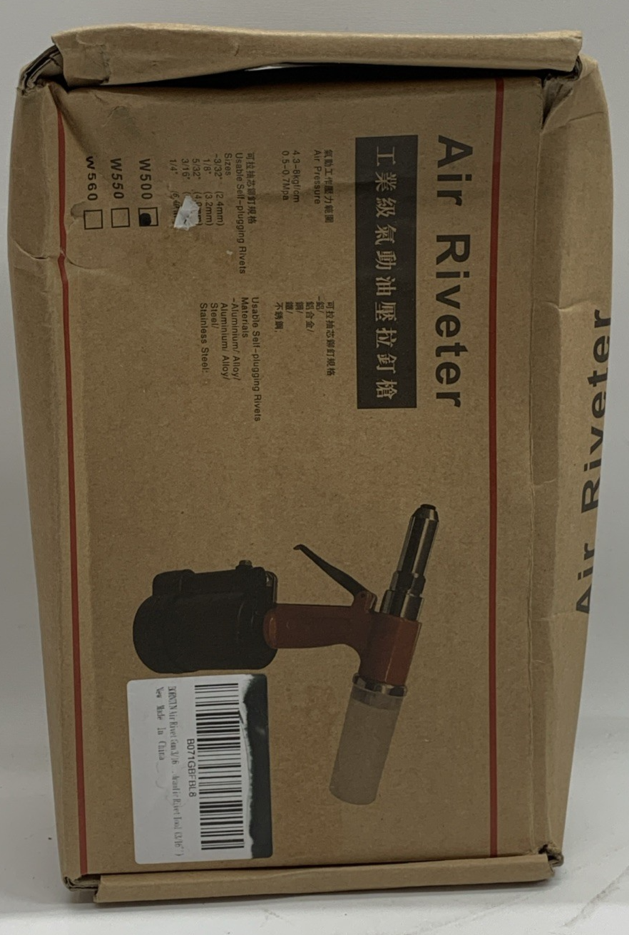 Pneumatic Rivet Gun Industrial Self Priming Rivet Gun Vertical Rivet Gun W500