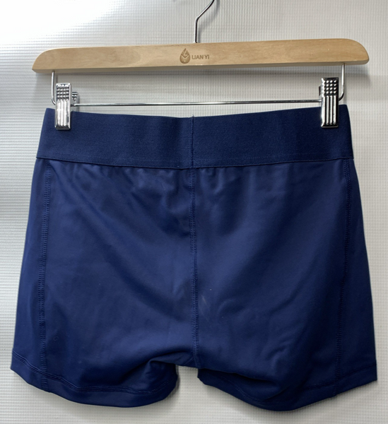 Adidas Women’s Techfit 3” Volleyball Shorts Spandex Tights Size Small Navy Blue