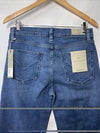 Hudson Women's Rosie Dover High Rise Wide Leg Petite Jean Pants w/Pocket Size 28
