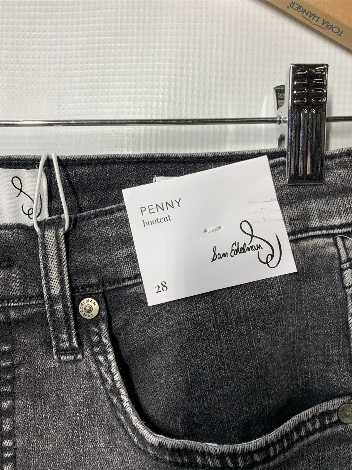 Sam Edelman Penny Bootcut Jeans Long Pants Casual Classic with Pockets Size 28