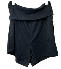 Andrew Marc Sport Women's Fold Over Waistband Lounge Relaxed Fit Shorts Small