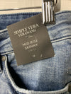 Simply Vera Vera Wang Jeans Women's Stretch Pants Skinny Mid Rise Denim Size 12