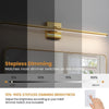 Gold Modern Bathroom Vanity Light 32 Inch 24W Dimmable 5CCT LED Bathroom Lightin