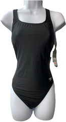 Speedo Women's Swimsuit Size 10/36 Team Black One Piece Prolt Super Pro Solid