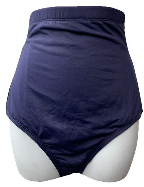 Anne Cole Navy High Waist Tummy Control Swim Bottoms Size Medium Navy MYMB36401