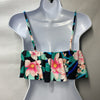 La Blanca Women's Bandeau Bikini Swimsuit Top Black Floral LB3ZM76 Swimwear 8