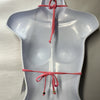 BECCA® by Rebecca Virtue Cheryl Glimmer Triangle Bikini Top Women's Size M Pink