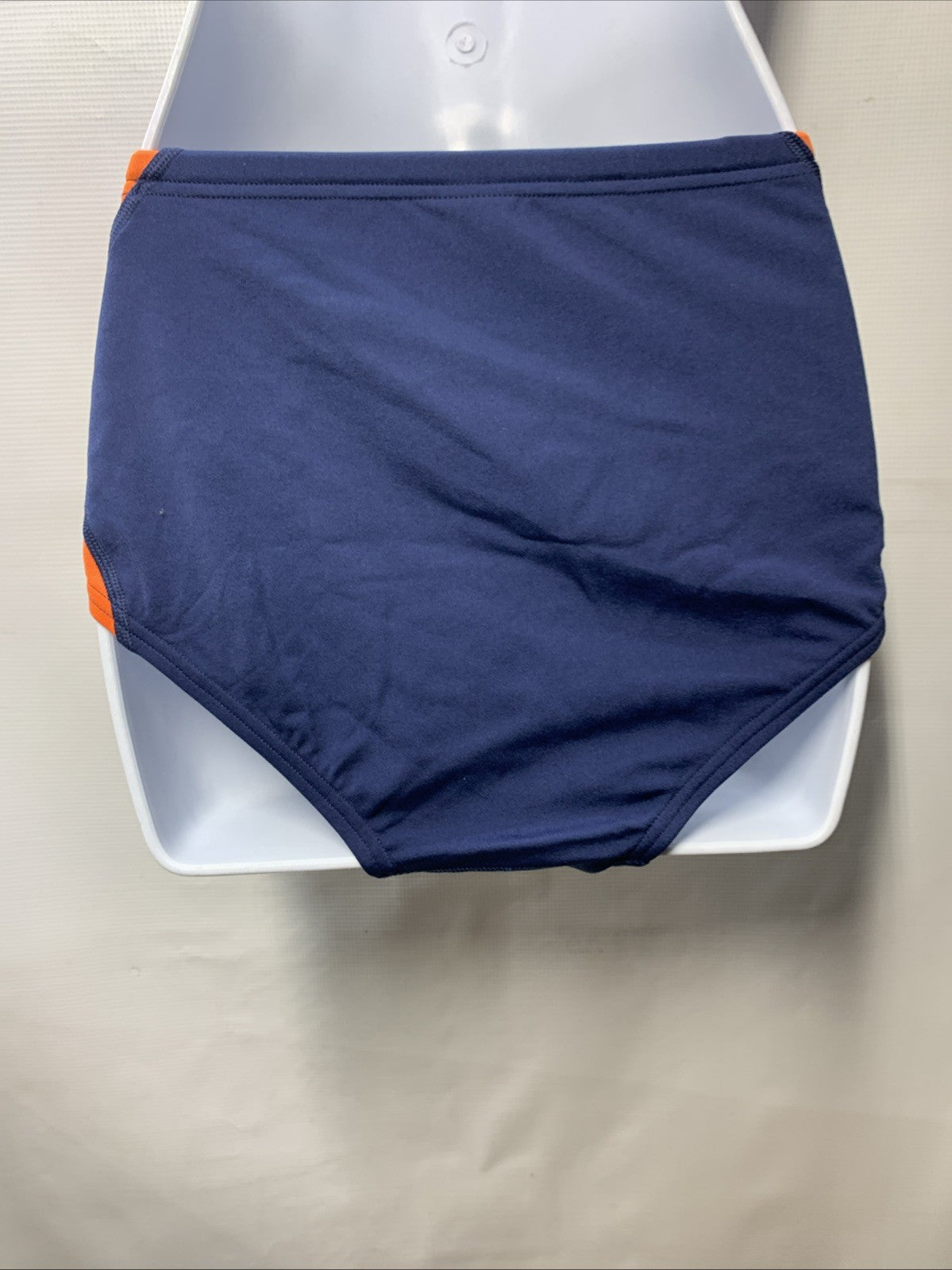 Speedo Boy's  Swimsuit Brief Endurance+ Team Colors Blue Orange 38 Underwear
