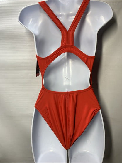 Speedo Women's Prolt Super Pro One Piece Swimsuit Speedo Red Size 8/34 Swimwear