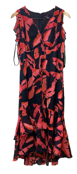BTFBM Women Summer Dresses Casual Sleeveless Maxi Dresses Floral Dress Size 10