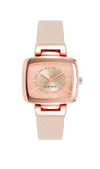 Nine West Women's Strap Wrist Watch NW/1856YF Analog Rectangular Casual Elegant