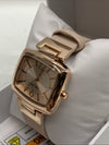 Nine West Women's Strap Wrist Watch NW/1856YF Analog Rectangular Casual Elegant