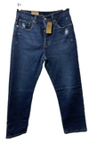 Levi's 501 Jeans Women's Cropped Straight Leg High Rise Distressed Size 28x26