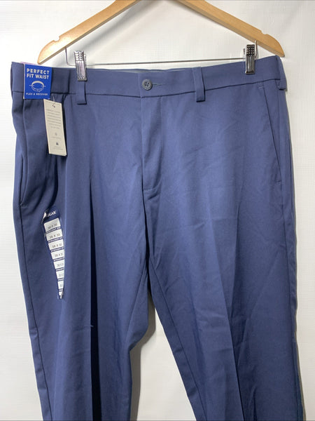 Haggar Cool Right Performance Flex Classic Straight Fit Long Pants Size 38x30
