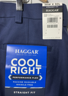 Haggar Cool Right Performance Flex Classic Straight Fit Long Pants Size 38x30
