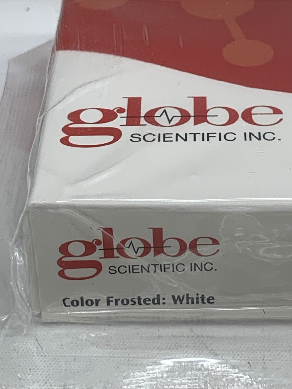 Globe Scientific Microscope Slides Glass Frosted White 1/2 Gross #1324w - 72PK