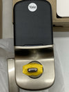 Yale Satin Nickel Assure Lock Entry Door Handle with Wi-Fi Connected Keypad