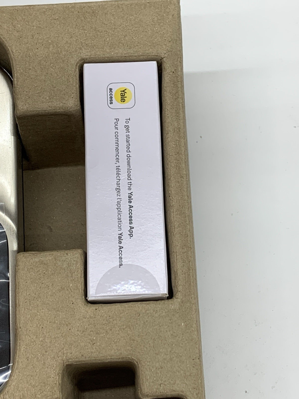 Yale Satin Nickel Assure Lock Entry Door Handle with Wi-Fi Connected Keypad