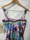Gottex Women's Gottex Floral Vibrant Multi Color Bandeau One-piece Swimsuit 12