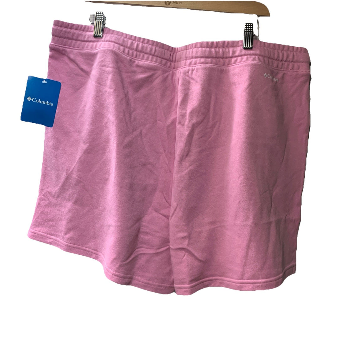 Columbia Trek French Terry Pink 3" Shorts AW4631-561 Women's Size 1X Drawcord