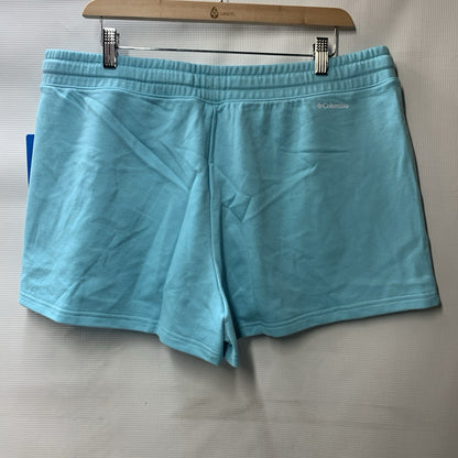 Columbia Trek French Terry Aqua 3" Shorts AL4631-481 Women's Size XL Drawcord