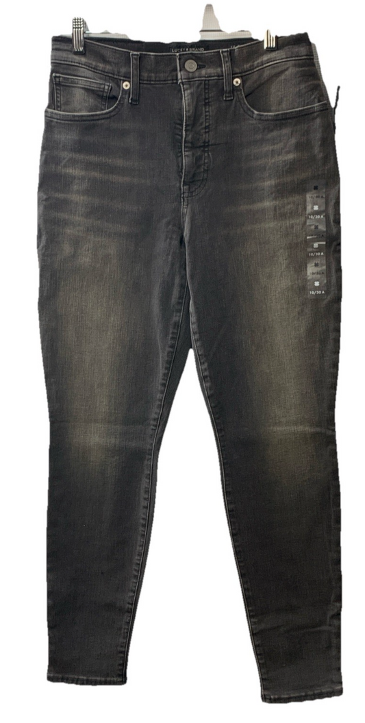 Lucky Brand Women's SKINNY SAP Bridgette Skinny Ankle Jeans Size 10/30 A Black