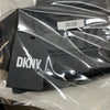 DKNY Black Women’s Soft Faux Leather Mini Boot Flare Long Pants Size 10 Black