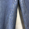 Horze Kaia Womens High Waist Denim Silicone Full Seat Breeches Dark Blue Size 32