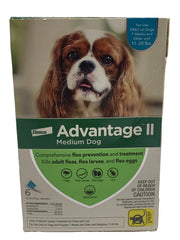 Elanco Advantage II Flea Control for Dogs And Puppies 11-20 lbs 6 Month Supply