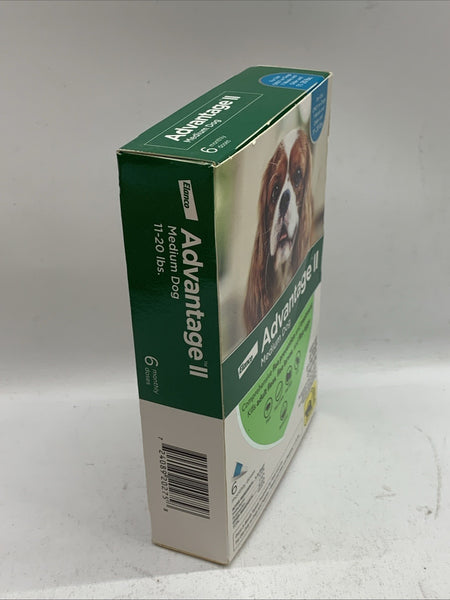 Elanco Advantage II Flea Control for Dogs And Puppies 11-20 lbs 6 Month Supply
