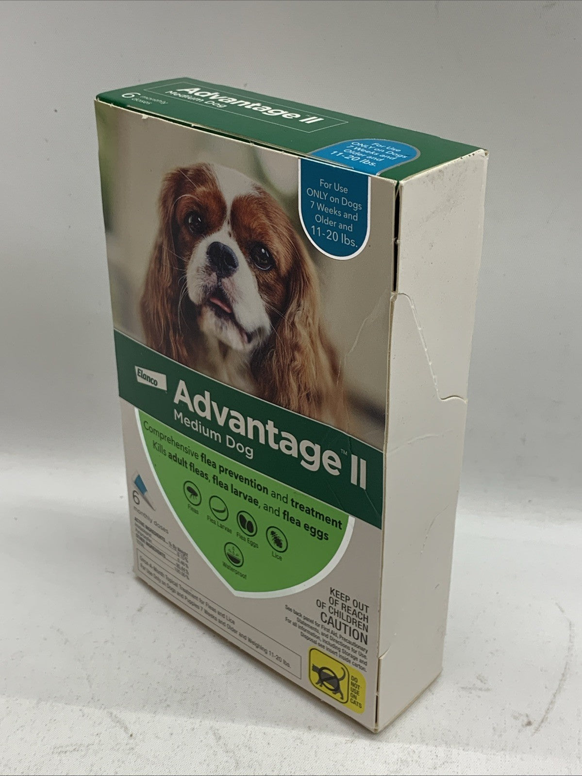 Elanco Advantage II Flea Control for Dogs And Puppies 11-20 lbs 6 Month Supply