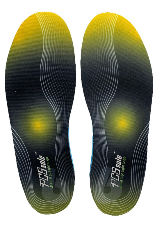 PCSsole Orthotic High Arch Support Insoles,220+lbs Comfort Work Boot Insert