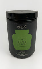 WelleCo Super Elixir Greens Powder Supplement Pineapple/Lime 10.5oz EXP 2/27