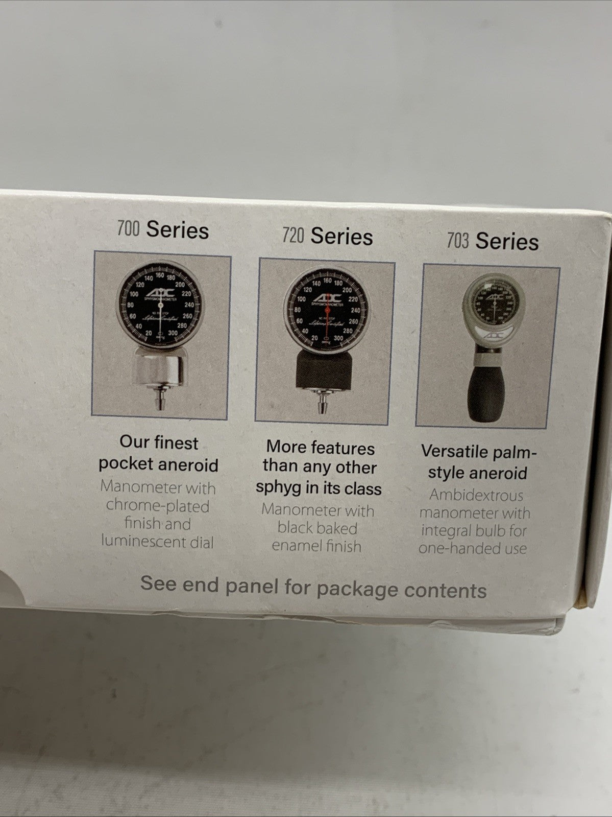 ADC Diagnostix 720-11ABK Adult Cuff Arm Aneroid Sphygmomanometer Unit 2-Tubes